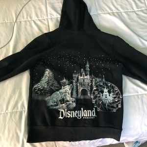 Sparkly Disneyland Zip Up Hoodie